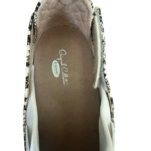 Dr. Scholl's Womens Hyped Up White White & Black Snake Sneakers Slip On Size‎ 9M - Picture 9 of 14